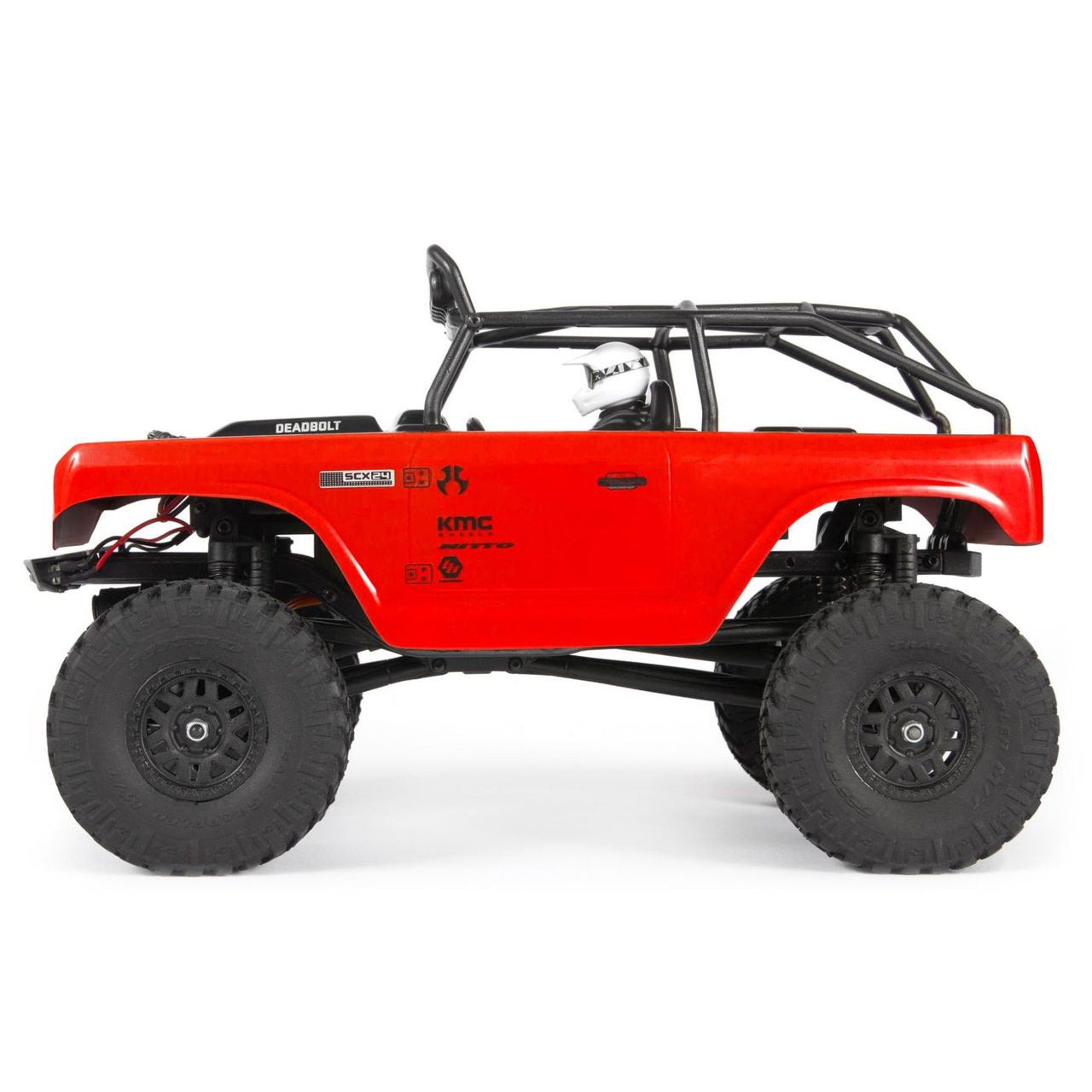 AXI90081T1 1/24 Axial SCX24 pêne dormant 4WD RTR rouge 