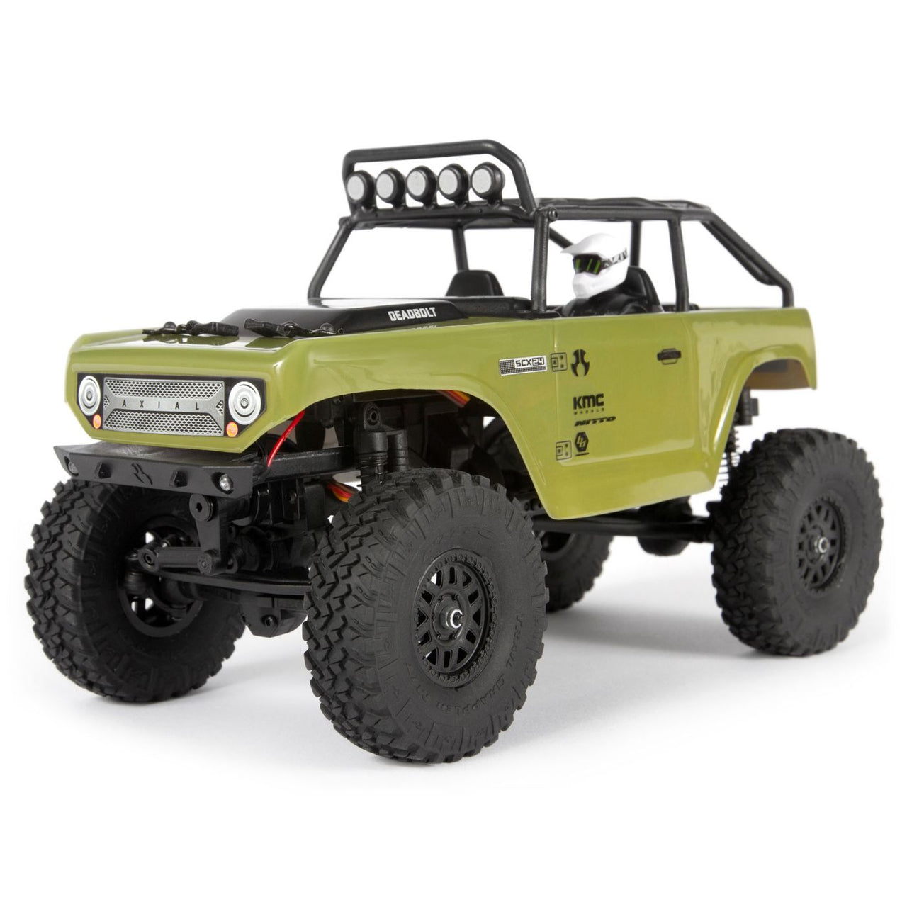 AXI90081T2 1/24 Axial SCX24 Deadbolt 4WD RTR Green