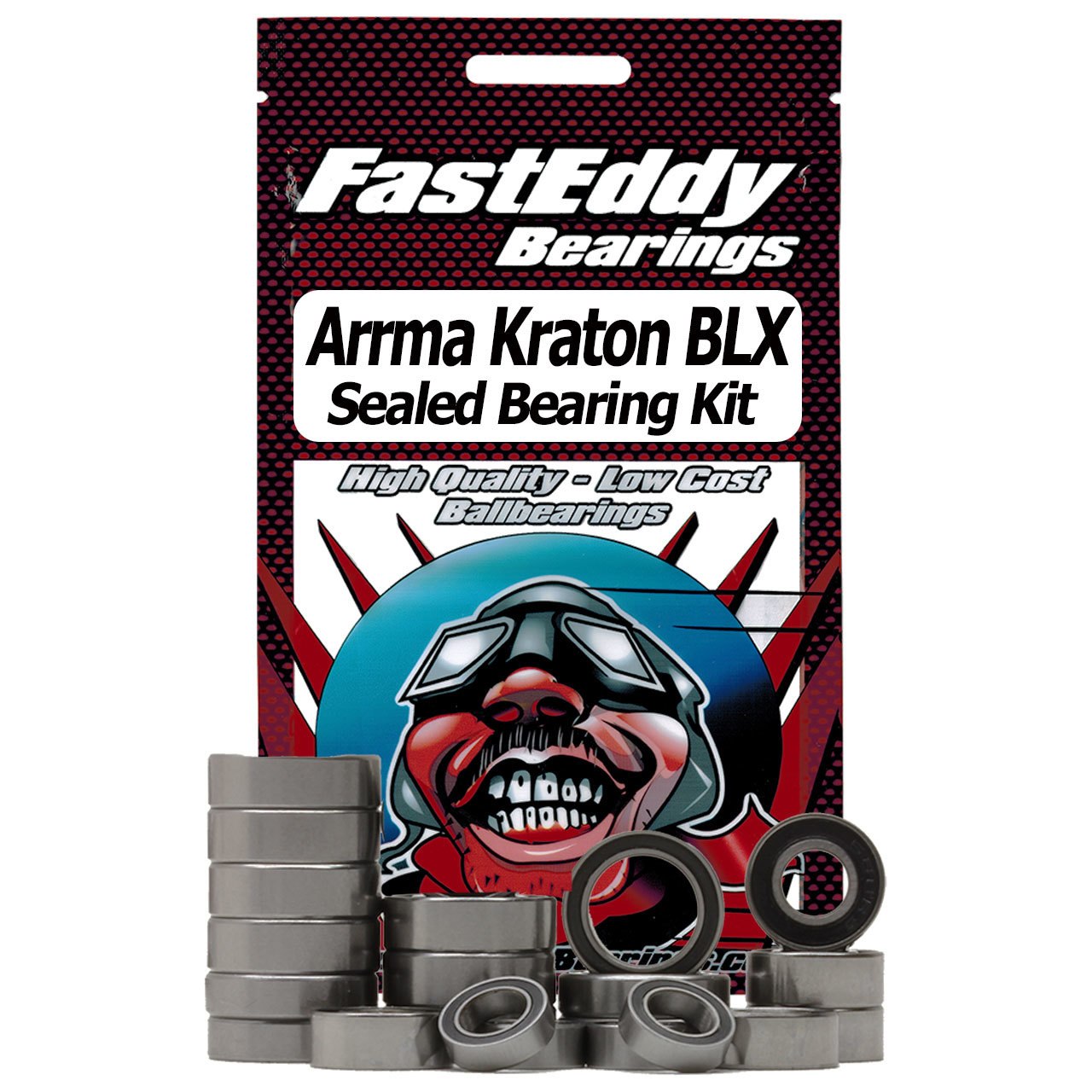 Kit de rodamientos sellados Fast Eddy Arrma Kraton 6S BLX 2016