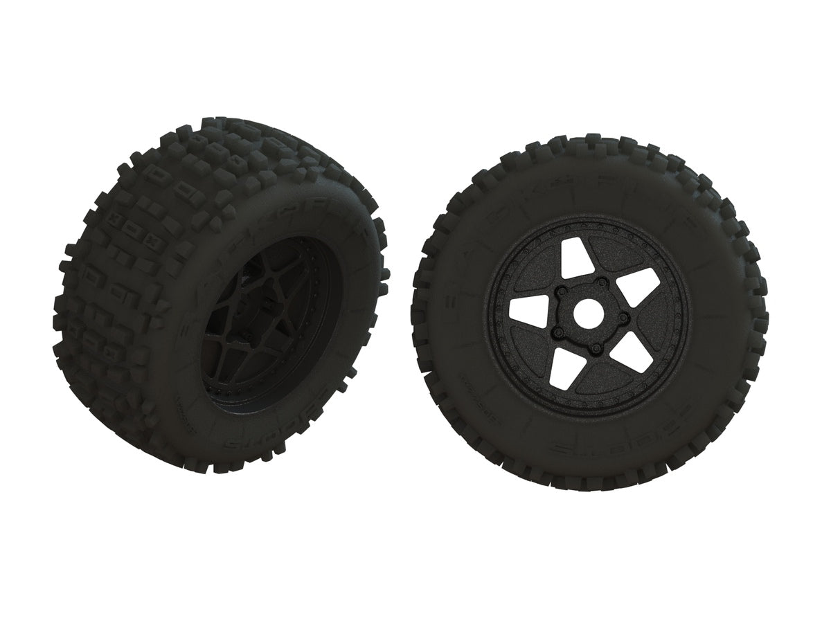 ARA550064 DBOOTS 'BACKFLIP' TIRE SET GLUED (1 PAIR)