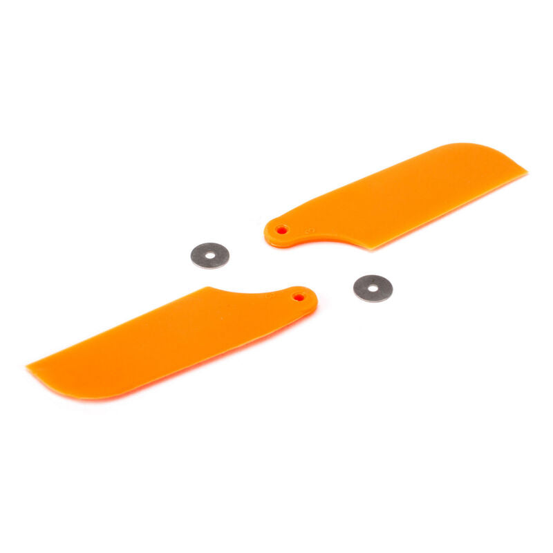 BLH1671OR Tail Rotor Blade Set, Orange: B450 3D, B400, B450 X