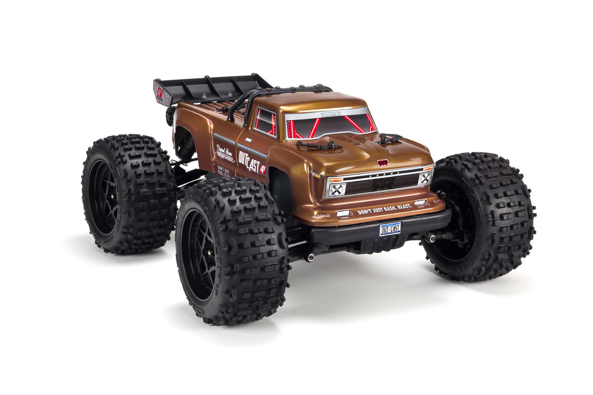 AR402211 OUTCAST 4X4 4S PAINTED DECALED TRIMMED BODY (BRONZE)
