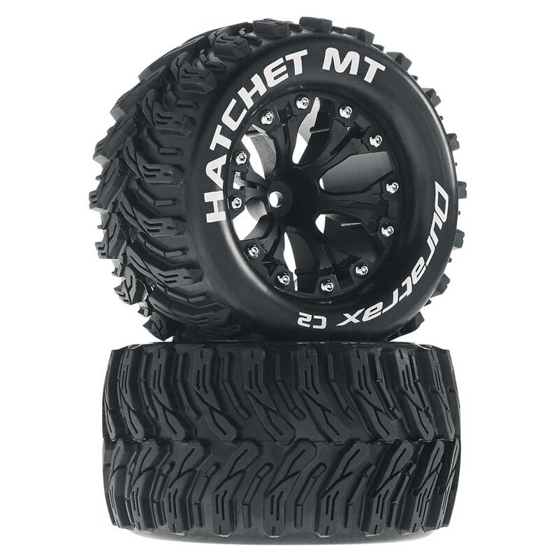 DTXC3528 Hatchet MT neumáticos compensados ​​montados de 2,8", negro (2) 
