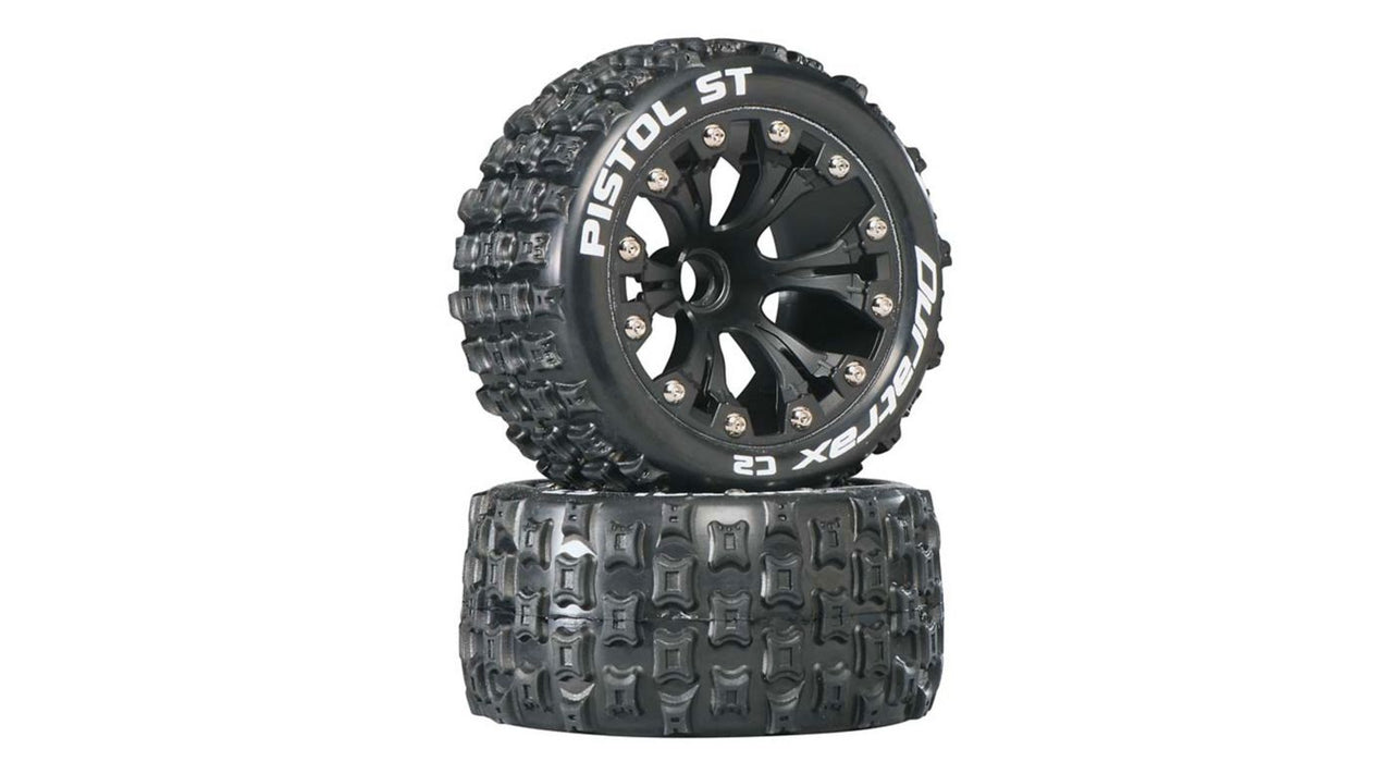 DTXC3552 Pistol ST 2.8" 2WD Mounted Front C2 Tires, Black (2)