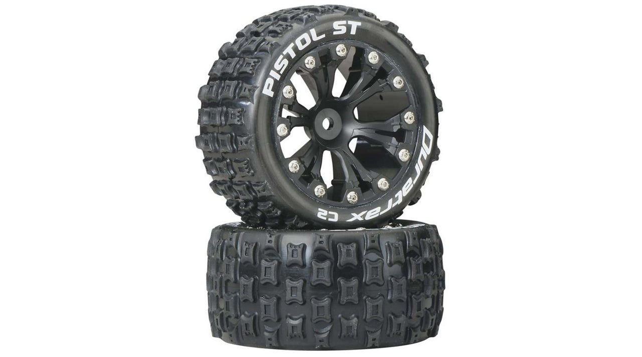 DTXC3554 Pistol ST 2.8" 2WD Mounted Rear C2 Tires, Black (2)