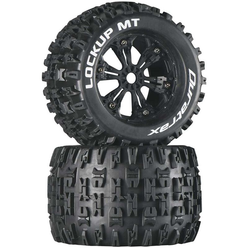 DTXC3578 Lockup MT 3.8" Mounted Tires, Black (2)
