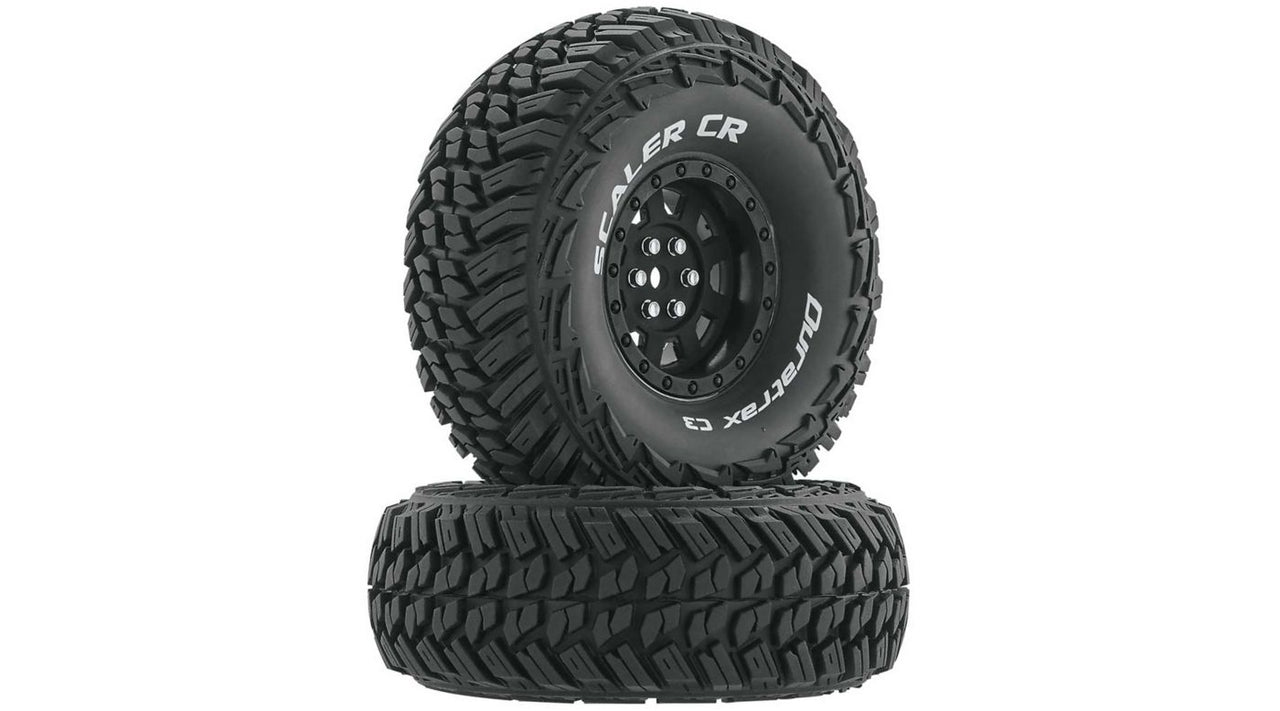 DTXC4022 Scaler CR C3 Mounted 1.9" Crawler Tires, Black (2)