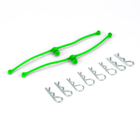 2253 Body Klip Retainers lime green