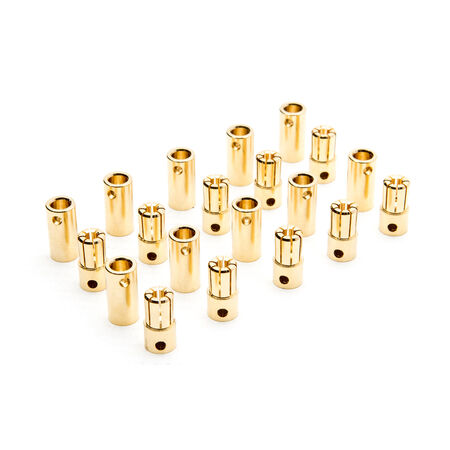Conector Dync0092: Juego de balas doradas, 6,5 mm (10) 
