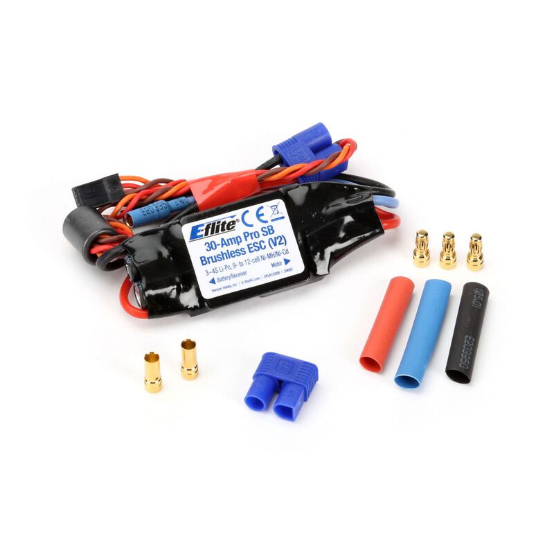 EFLA1030B 30-Amp Pro Switch-Mode BEC Brushless ESC V2: EC3