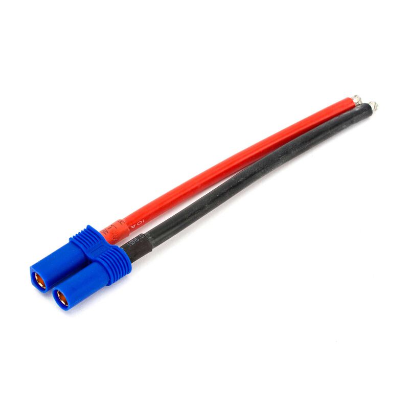 EFLAEC505 Connector: EC5 Battery with 4" Wire, 10 AWG