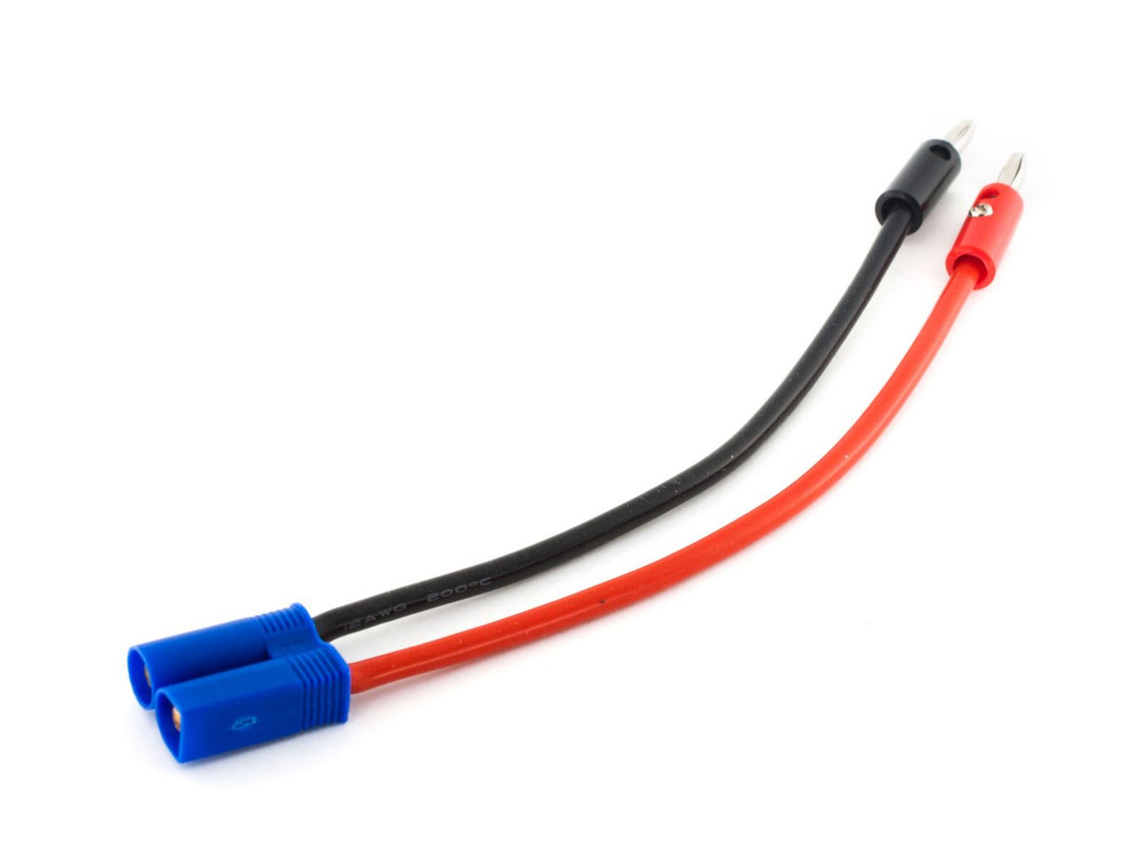 EFLAEC512 Charge Lead: EC5 Device with 6" Wire & Jacks, 12 AWG