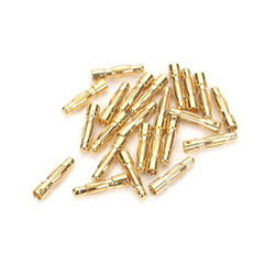 EFLAEC513 Gold Bullet Connector, Male, 4mm (30)