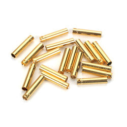 Connecteur Bullet doré, femelle, 4 mm (30) 