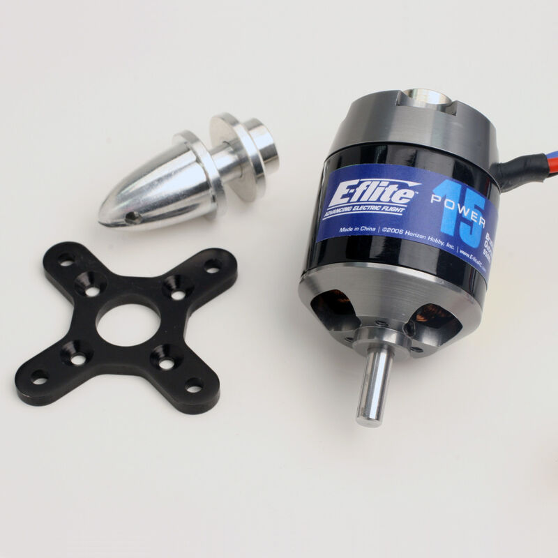 EFLM4015A Power 15 Brushless Outrunner Motor, 950Kv: 3.5mm Bullet