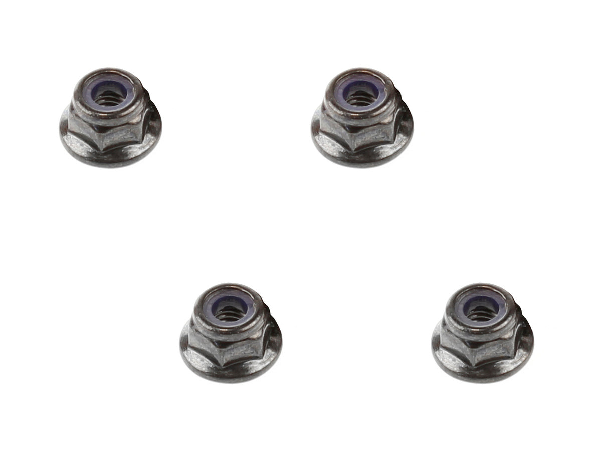 AR708001 Flange Lock Nuts 4mm (4) ARAC9810