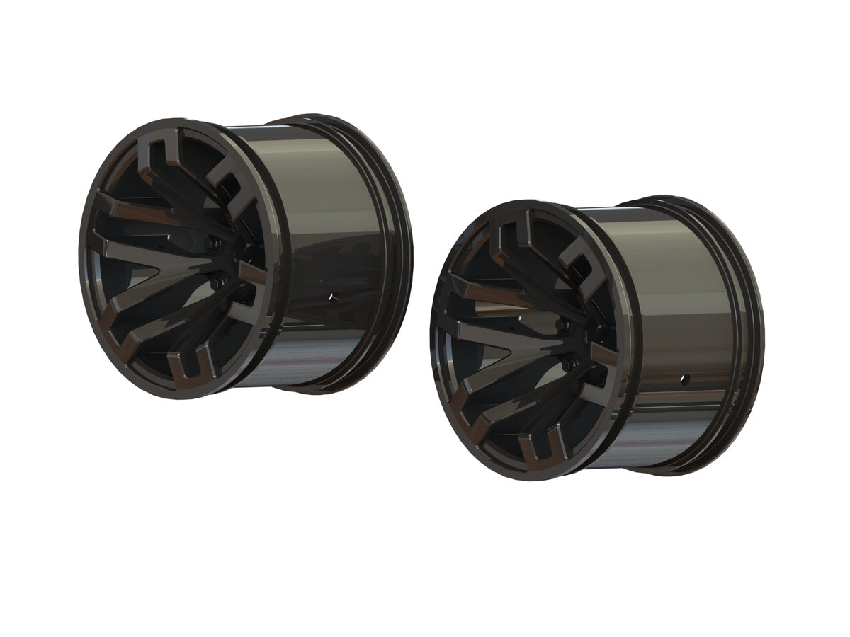 AR510099 MT 2.8" WHEEL 14MM HEX (BLACK CHROME/2PCS) ARAC9463