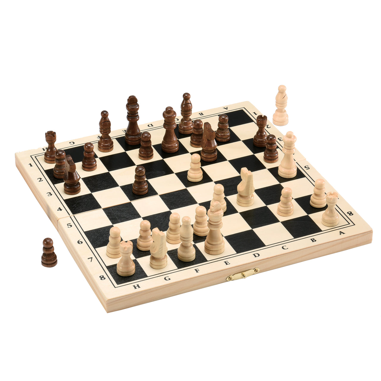 Jeu d'échecs en bois