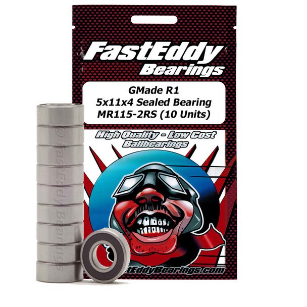 Roulement à billes scellé en caoutchouc Fast Eddy 5x11x4 TFE693 MR115-2RS (10 unités)