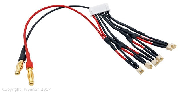 CABLE DE CARGA Y BALANCEADO SERIE HYPERION PARA 6PCS UM 1S LIPO (6S1P)