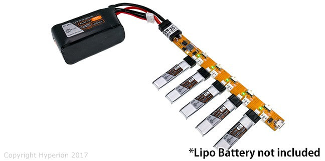 MINI CARGADOR LIPO HYPERION 1S CON ENTRADA/SALIDA SELECCIONABLE