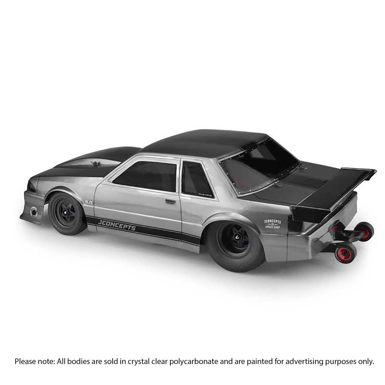 1/10 1991 Ford Mustang Fox Clear Body 10.75 Width, 13" Wheelbase 0362