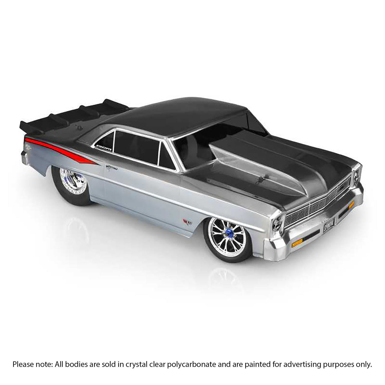 1/10 1966 Chevy II Nova Clear Body 0398