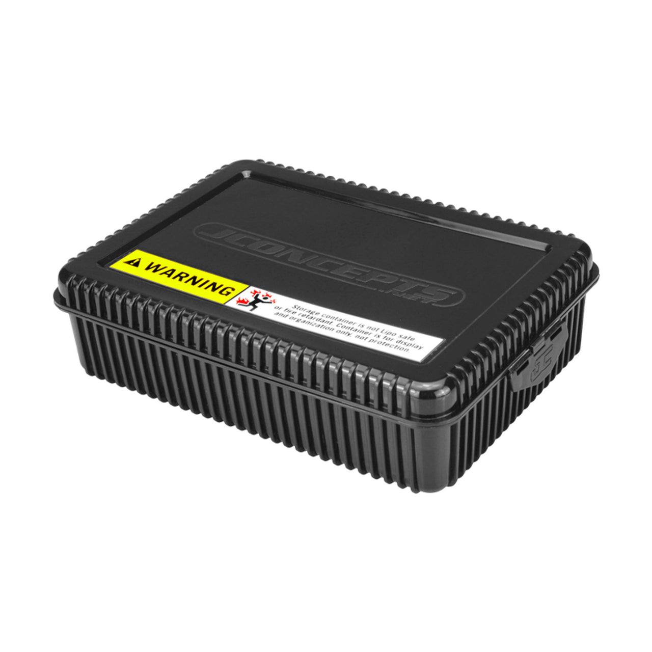 24962 Caja de almacenamiento de batería Shorty con revestimiento de espuma, negro 