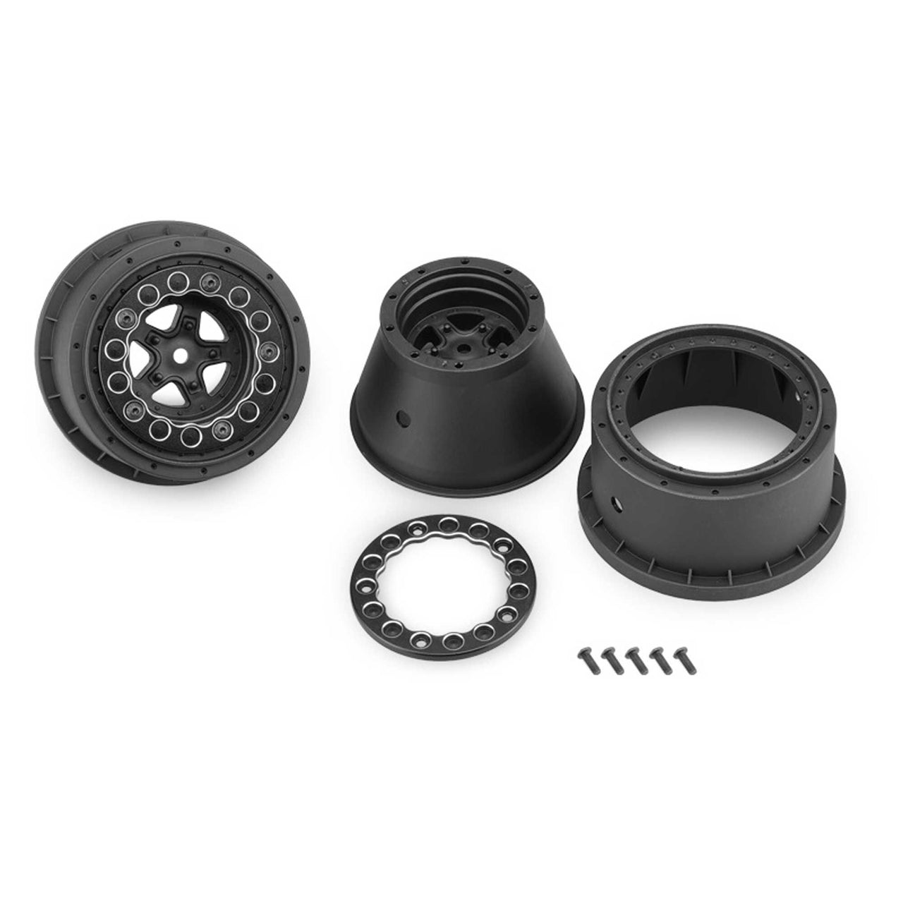 Rueda trasera Starfish Mambo 2.2: Beadlock, negra (2) JCO3415B