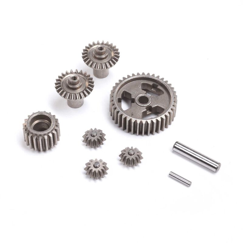 Diff & Transmisison Gear Set: Mini JRX2  LOS212026