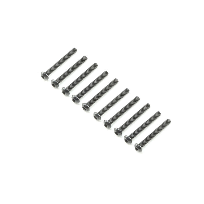 LOS235024  Button Head Screws M3x25mm (10)