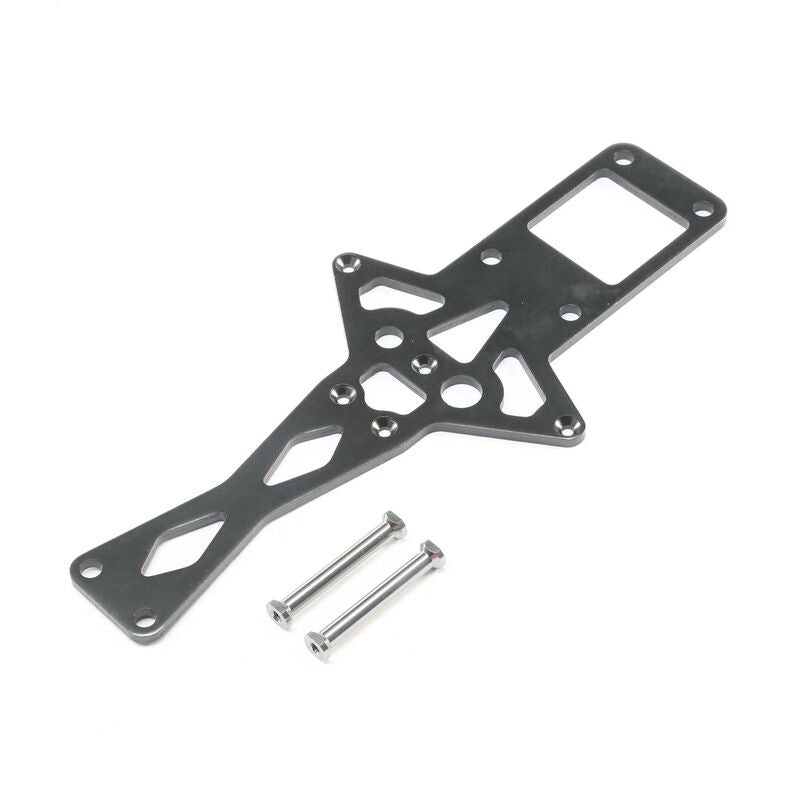 LOS251062 Center Chassis Brace and Stand Offs: Super Baja Rey