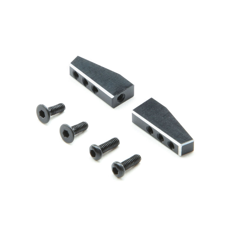 LOS311008 Kit de montage de servo, aluminium : Mini-T 2.0