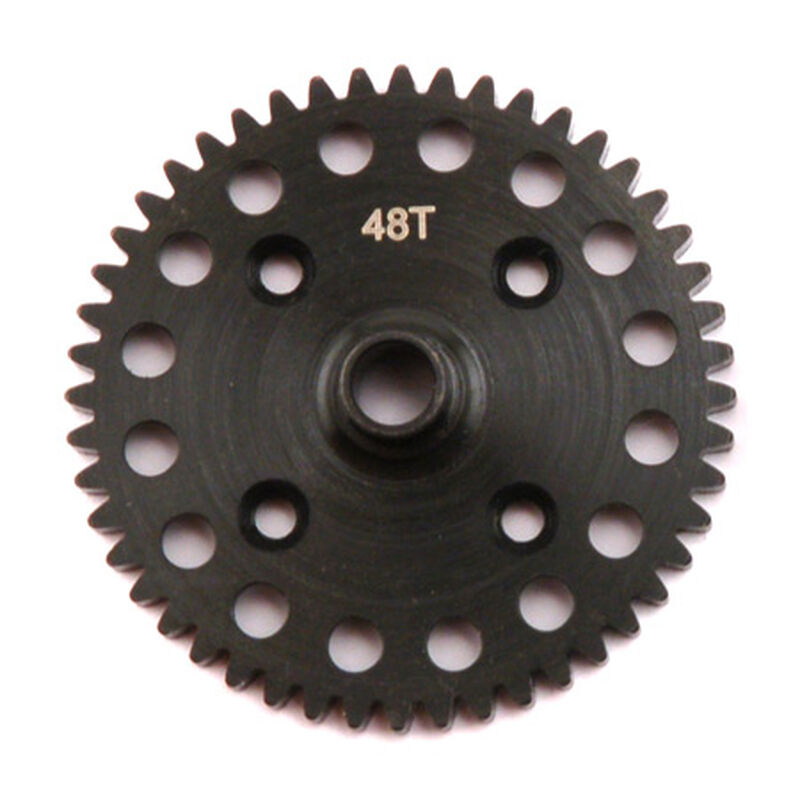 LOSA3556 Engranaje recto de 48T con diferencial central, ligero: 8B, 8T, 8X 