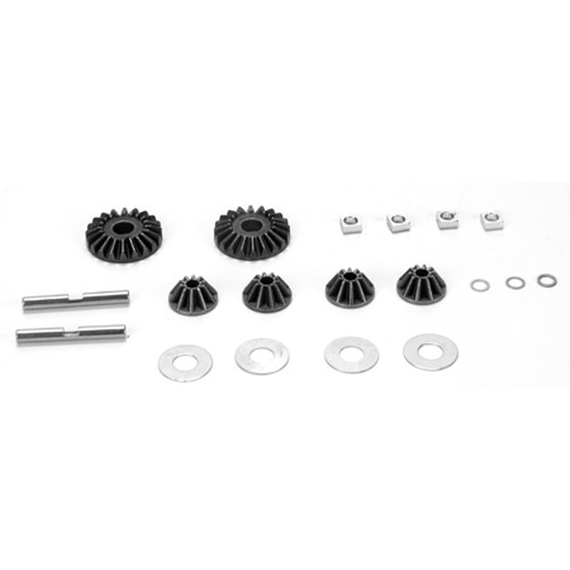 LOSB3569 Diff Gear Set with Hardware: 10-T