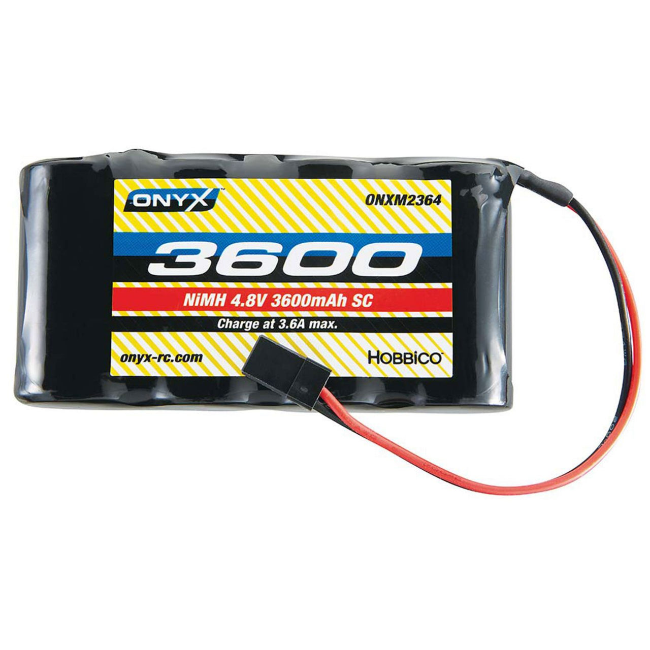 Batterie de récepteur plate ONXM2365 4,8 V 3600 mAh NiMH Sub-C 