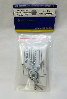 MH-130X012 Microheli  Precision CNC Titanium X Swashplate Blade 130X