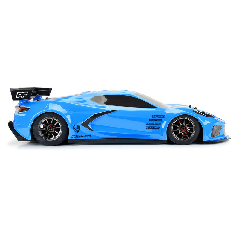 PRM157713 1/7 Chevrolet Corvette C8 Painted Body (Rapid Blue): Felony
