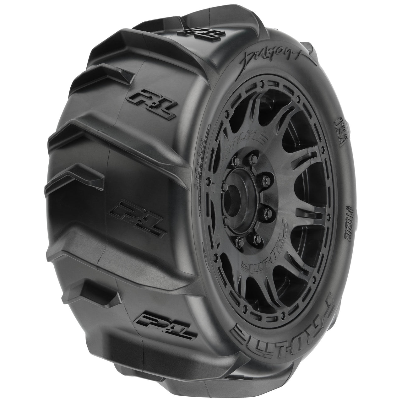 PRO1020210 1/6 Dumont Sand/Snow Tires F/R 5.7" Tires MTD 24mm Black (2)