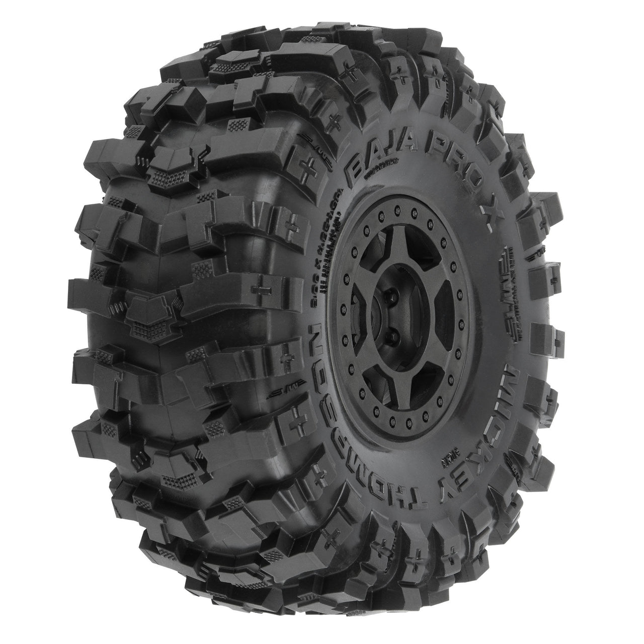 PRO1021310 1/10 Mickey Thompson Baja Pro X G8 F/R 1.9" MTD 12mm Negro Holcomb (2) 