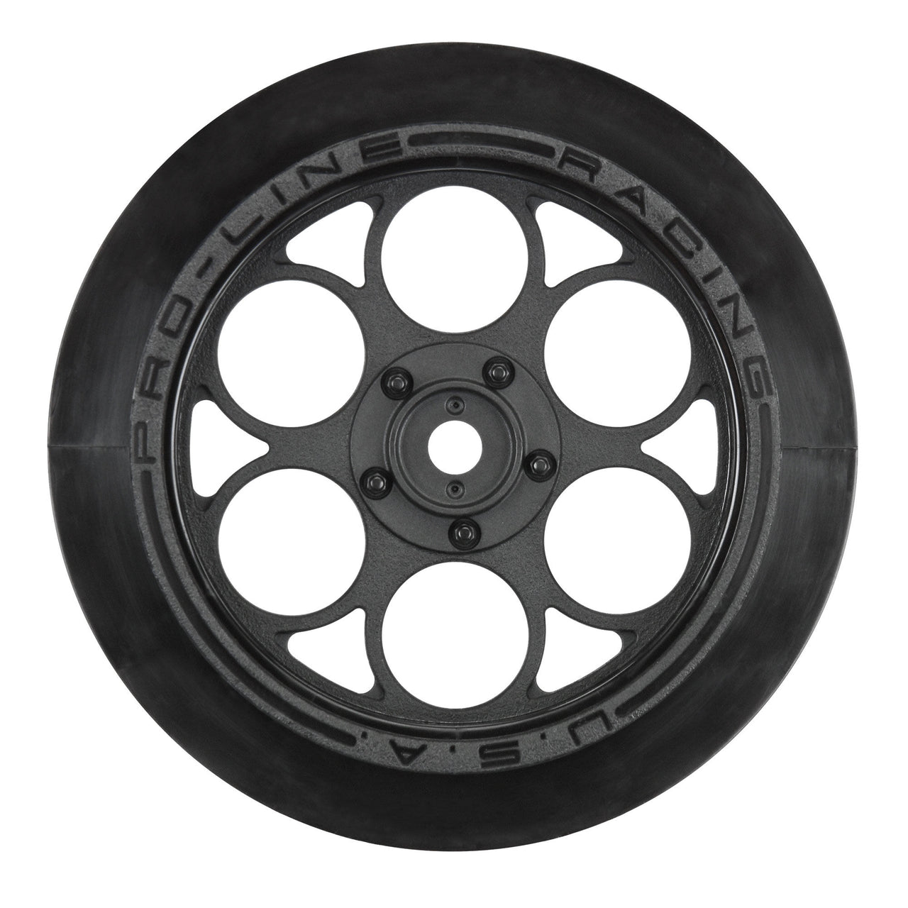 PRO280303 1/10 Showtime Front Runner Front 2.2"/2.7" 12mm Drag Wheels (2) Black