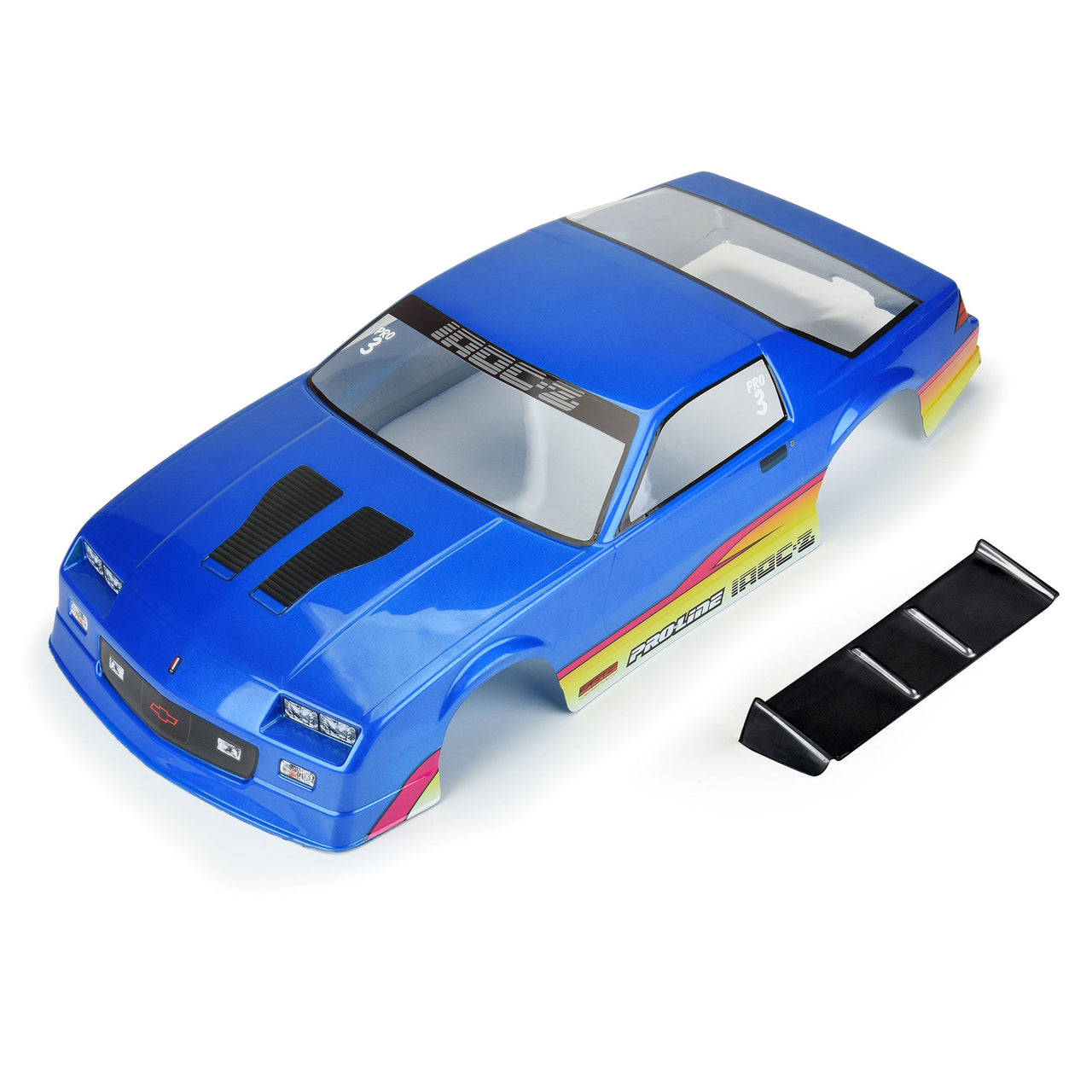 PRO360213 1/10 Pre-Painted/Cut 1985 Chevy Camaro IROC-Z Blue Body: 22S Drag Car