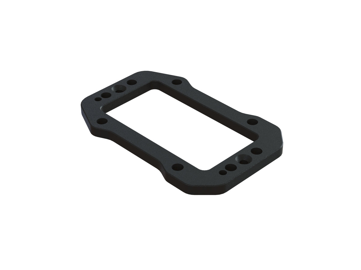 ARA320649 ALUMINUM SERVO MOUNT PLATE (BLACK)