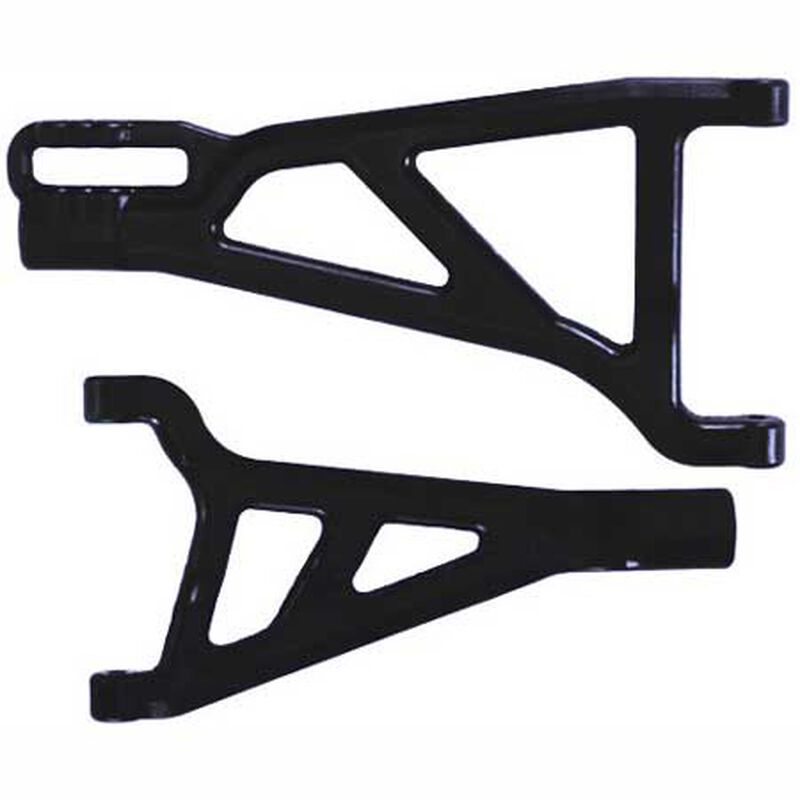 RPM80212 Front A-Arms, Right, Black: Revo