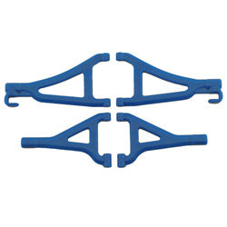 RPM80695 Front Up/Low A-arms : 1/16 ERV ,Blue