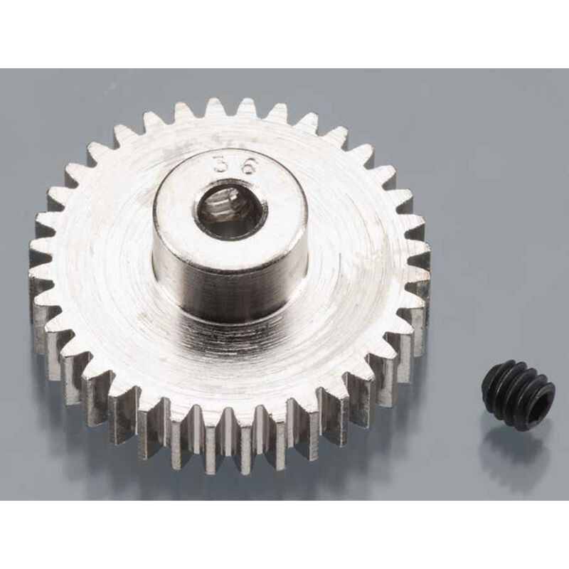 1036 Nickel-Plated 48 Pitch Pinion Gear, 36T