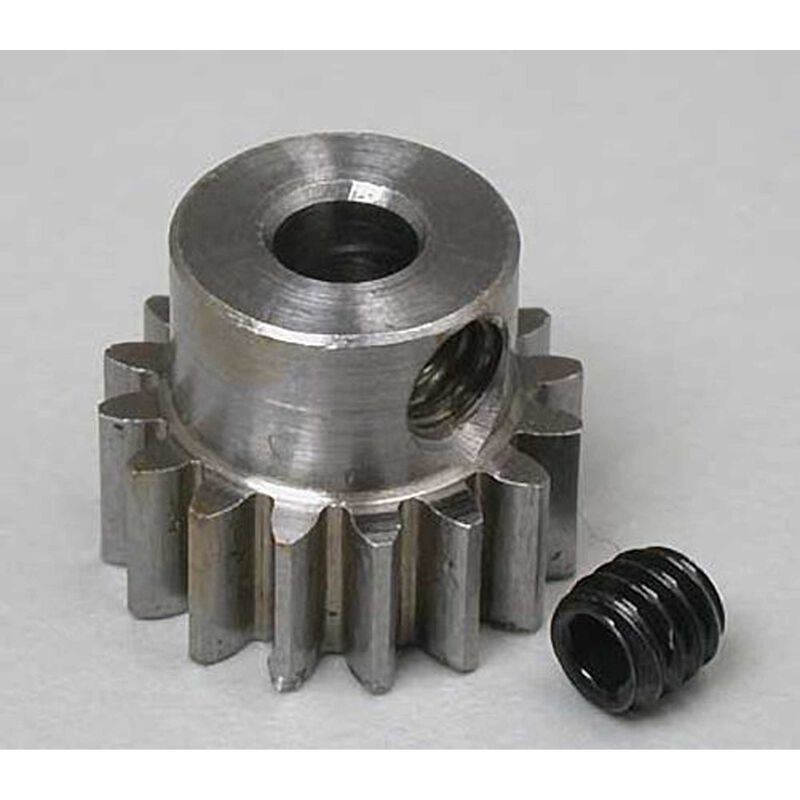 RRP1116 0.6 Module Steel Alloy Metric Pinion, 16T