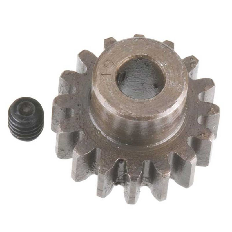 RRP1216 Pignon en acier extra dur, alésage de 5 mm, 1 module, 16 dents