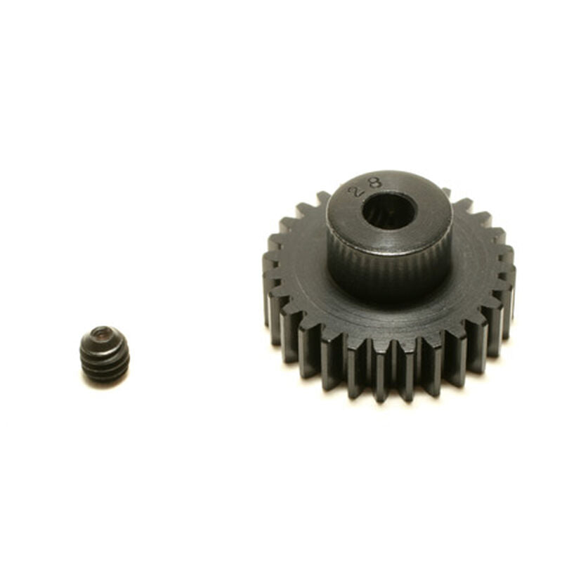 1328 48P Hard Coated Aluminum Pinion Gear, 28T