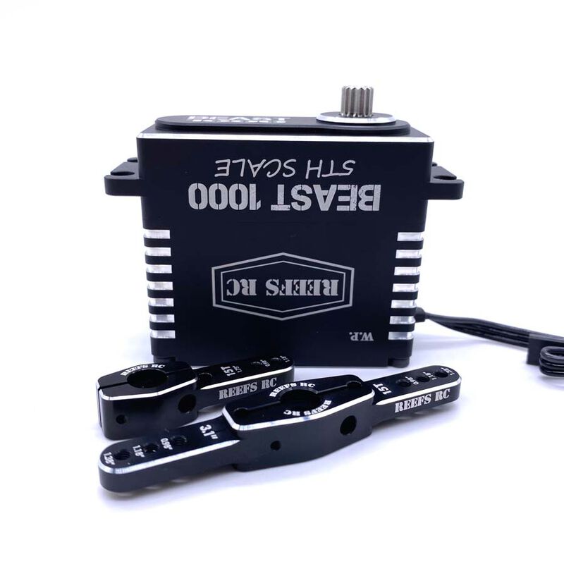 SEHREEFS102 BEAST 1000 Servo with Aluminum Horns: 1/5 Scale